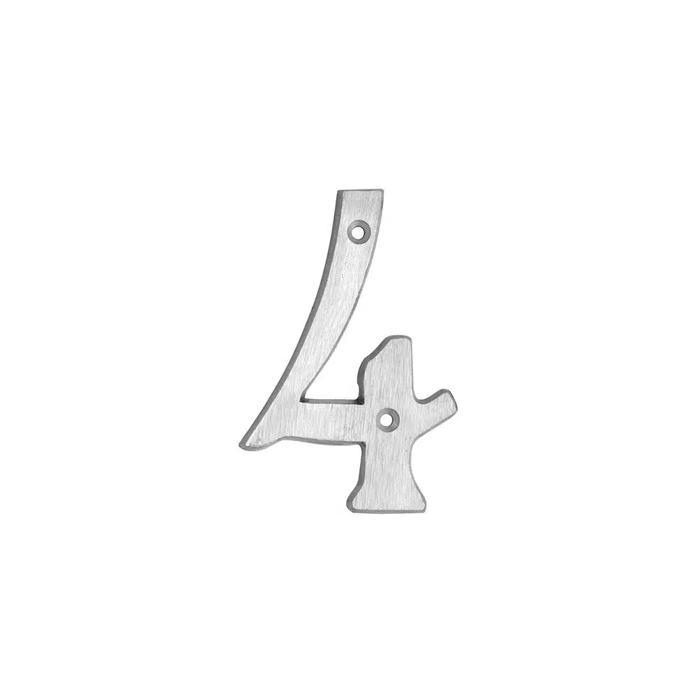 Numéros de maison classiques en aluminium Taymor 4" 