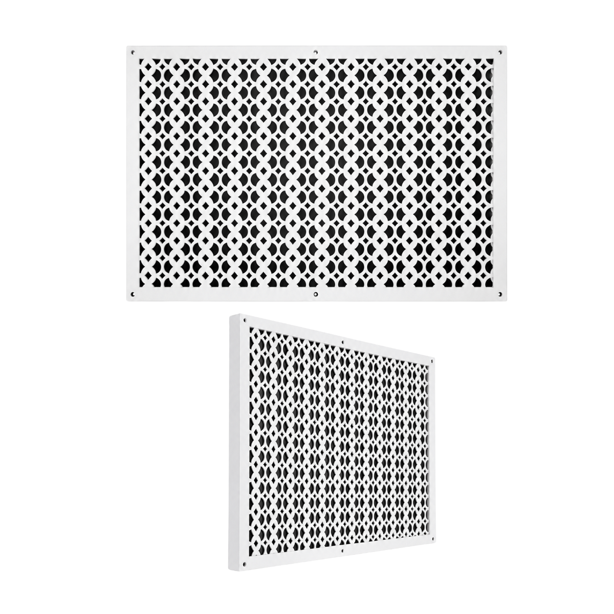 26" x 30" Air Return Grille Cast Aluminum | VR100 Tudor Mushroom Design Vent Cover | Wall, Ceiling & Floor | HVAC Register