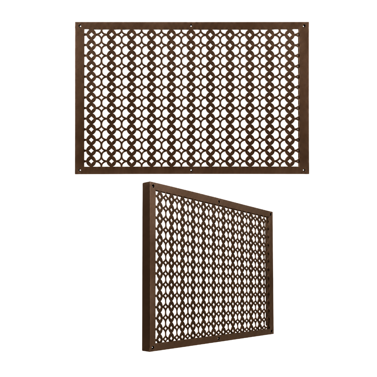 26" x 30" Air Return Grille Cast Aluminum | VR100 Tudor Mushroom Design Vent Cover | Wall, Ceiling & Floor | HVAC Register