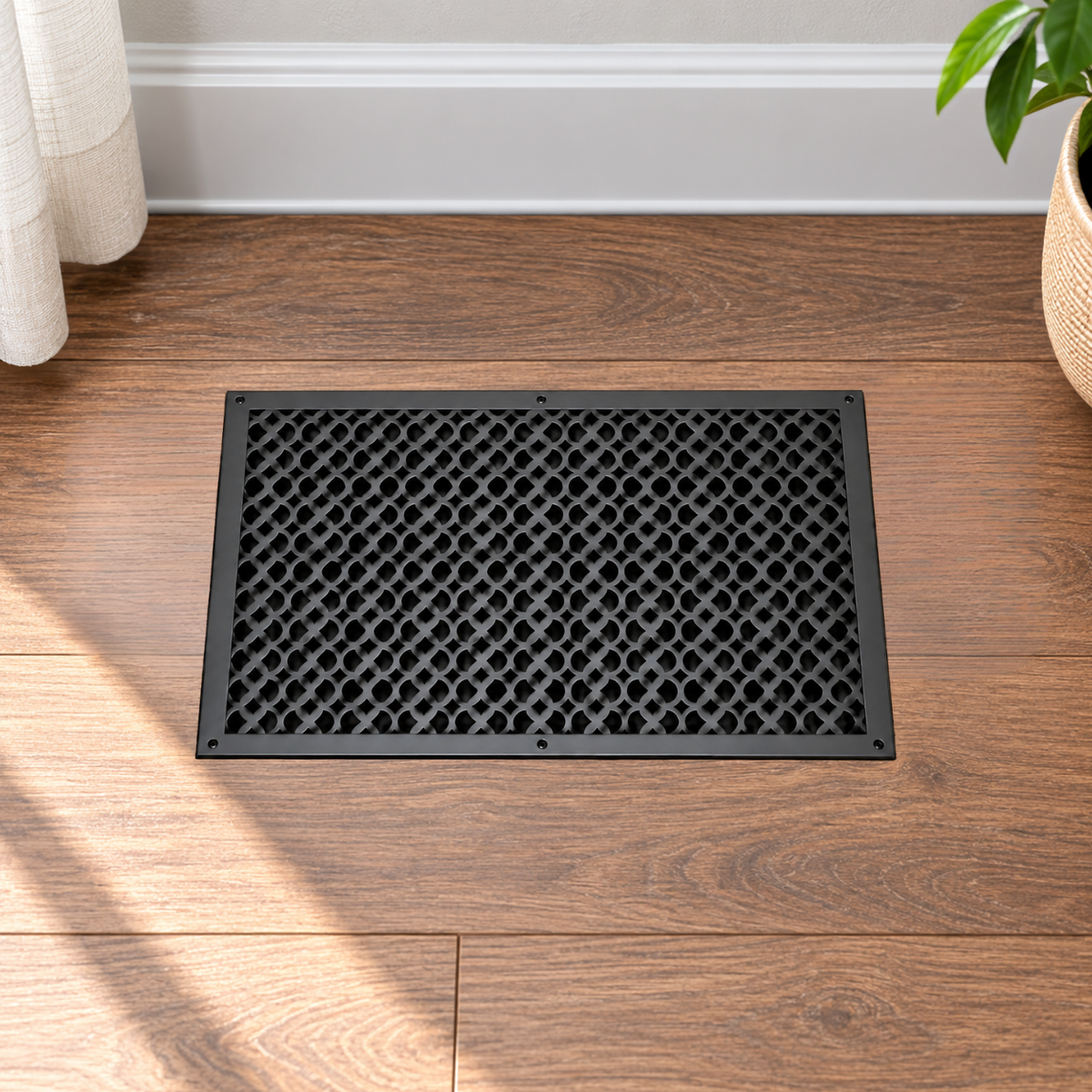 26" x 30" Air Return Grille Cast Aluminum | VR100 Tudor Mushroom Design Vent Cover | Wall, Ceiling & Floor | HVAC Register