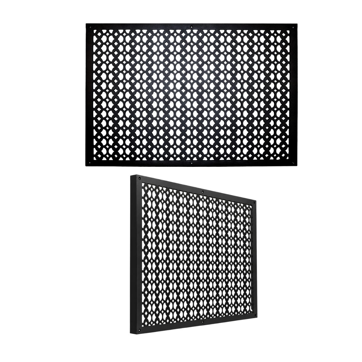 26" x 30" Air Return Grille Cast Aluminum | VR100 Tudor Mushroom Design Vent Cover | Wall, Ceiling & Floor | HVAC Register