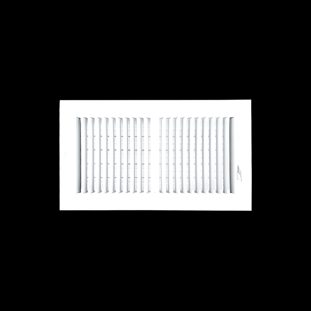 Grille de registre à deux voies 12"x6" 2SW pour murs latéraux et plafond