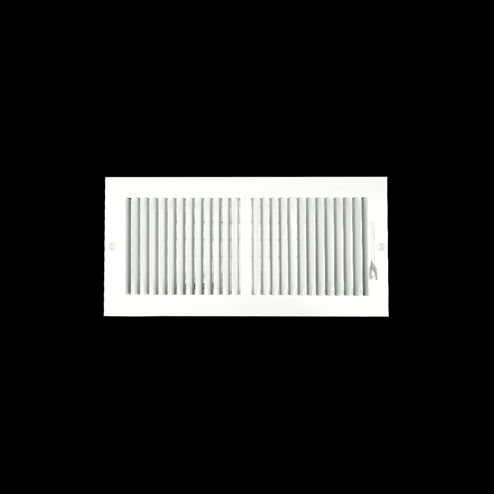 Grille de registre à deux voies 14"x6" 2SW pour murs latéraux et plafond