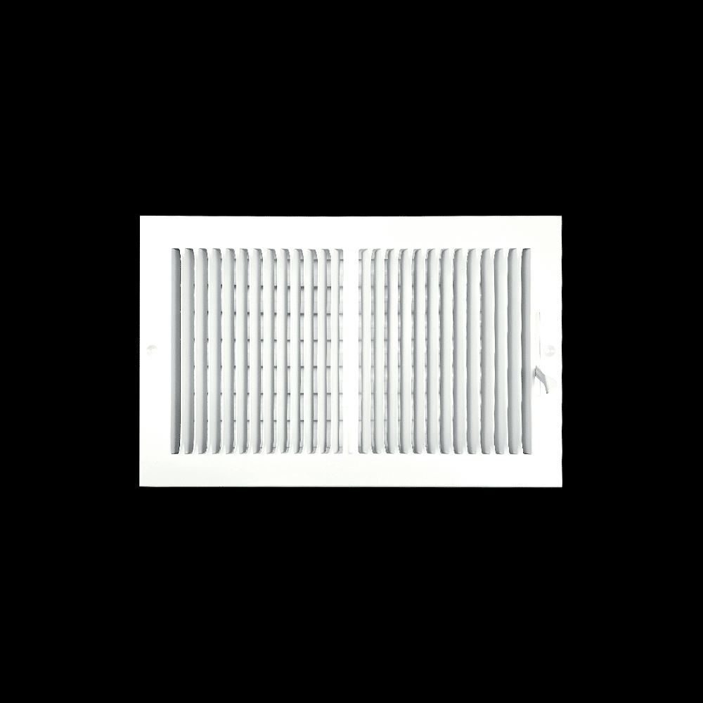 Grille de registre à deux voies 14"x8" 2SW pour murs latéraux et plafond