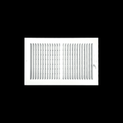 Grille de registre à deux voies 14"x8" 2SW pour murs latéraux et plafond