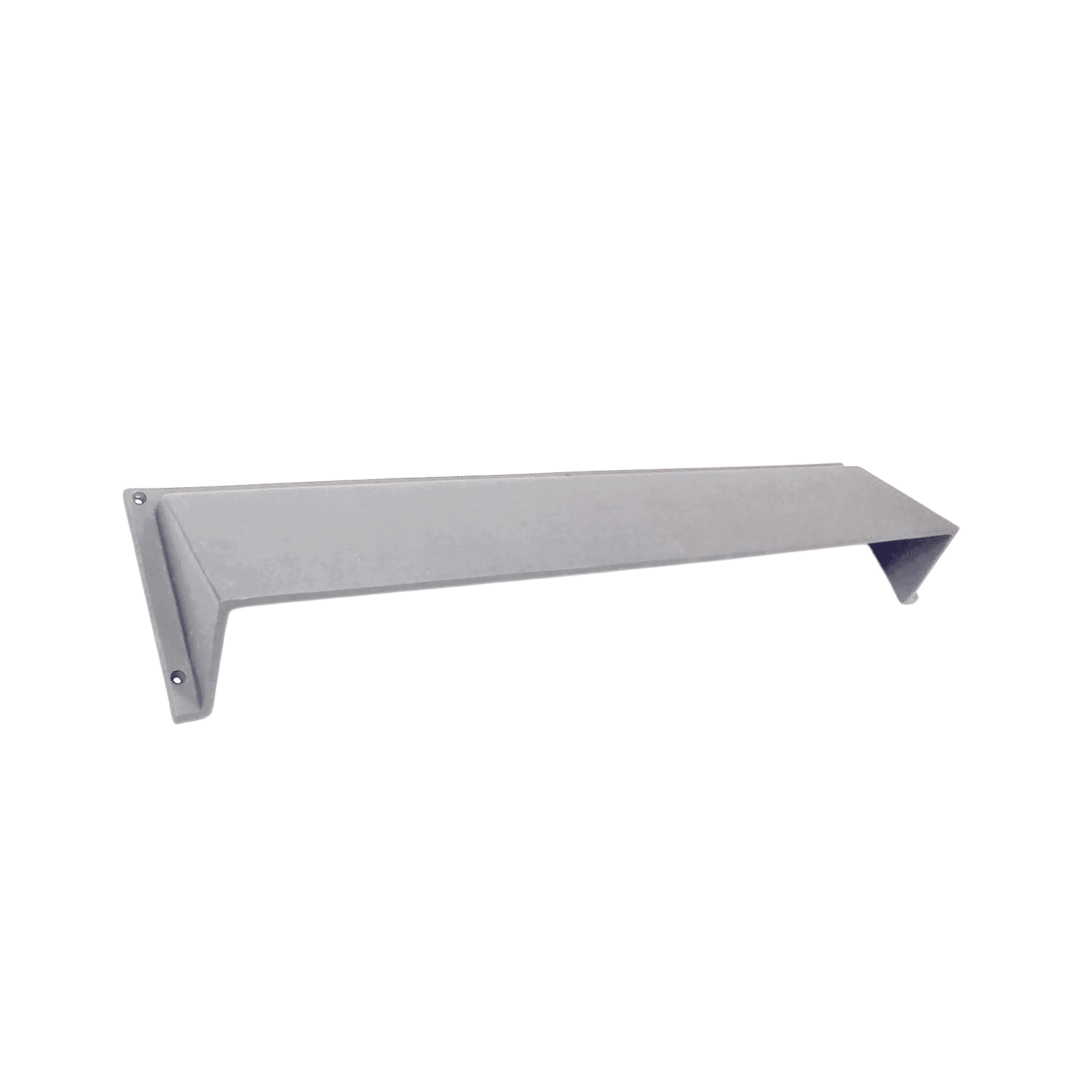 30 inch long deflector for wall and ceiling moder design silver