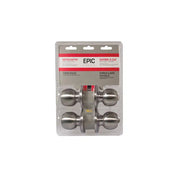 Taymor Epic Entry Ball Knob Twin Pack Satin Stainless Steel