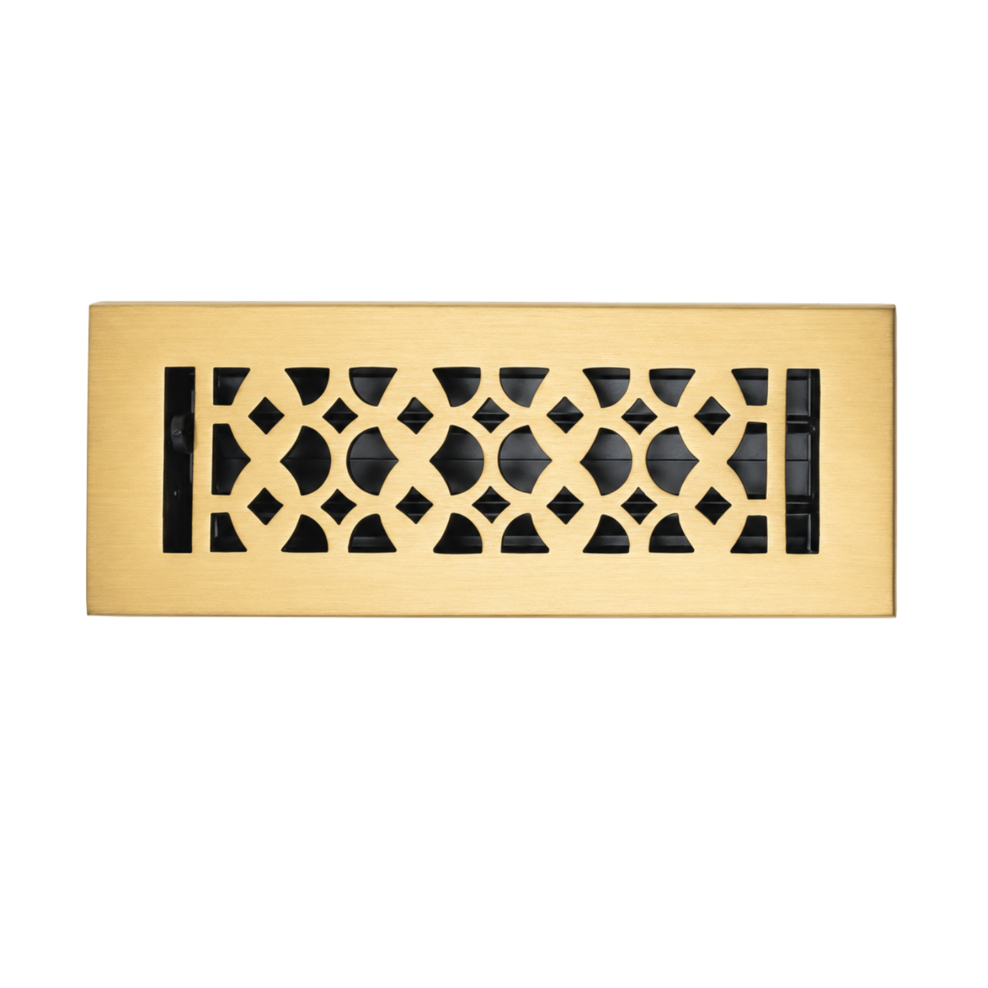 Floor register in a white background