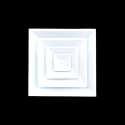 Diffuseur de plafond carré 3CSD Face : 24"x24" Col : 8"