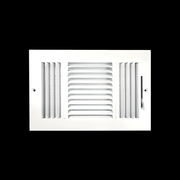 Three Way Side Wall/Celling Register 3SW 10"x6"