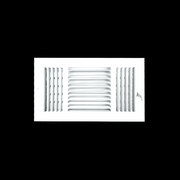Three Way Side Wall/Celling Register 3SW 12"x6"