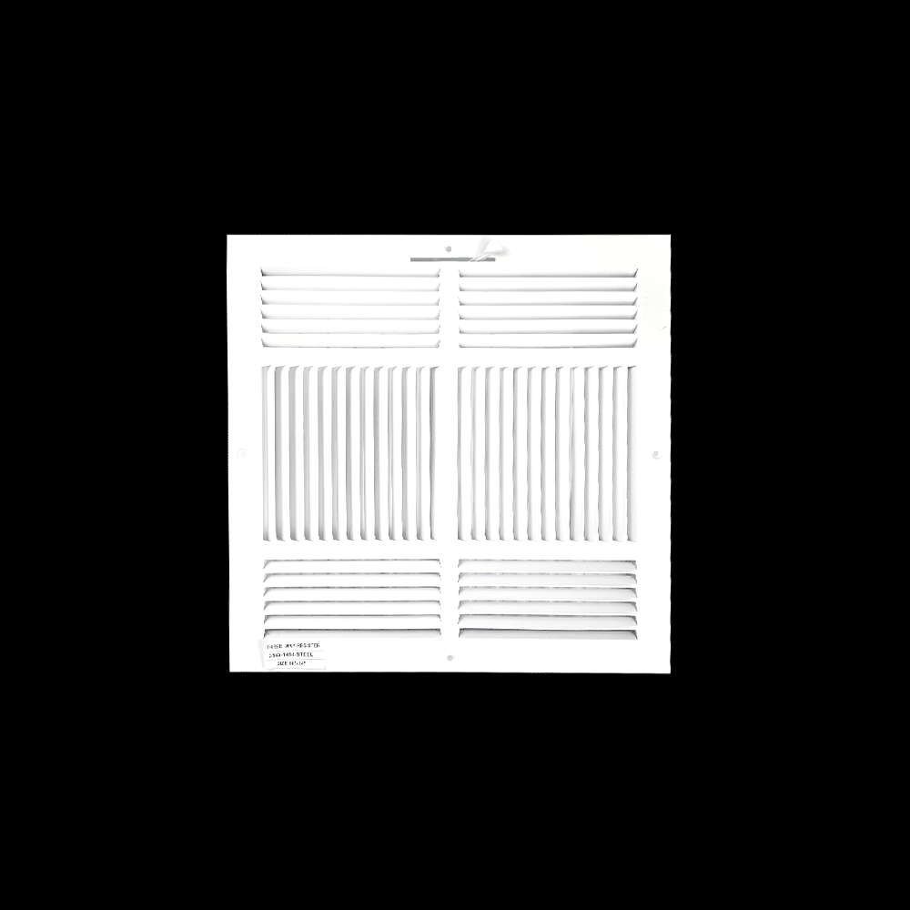 Three Way Side Wall/Celling Register 3SW 14"x14"