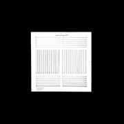 Three Way Side Wall/Celling Register 3SW 14"x14"