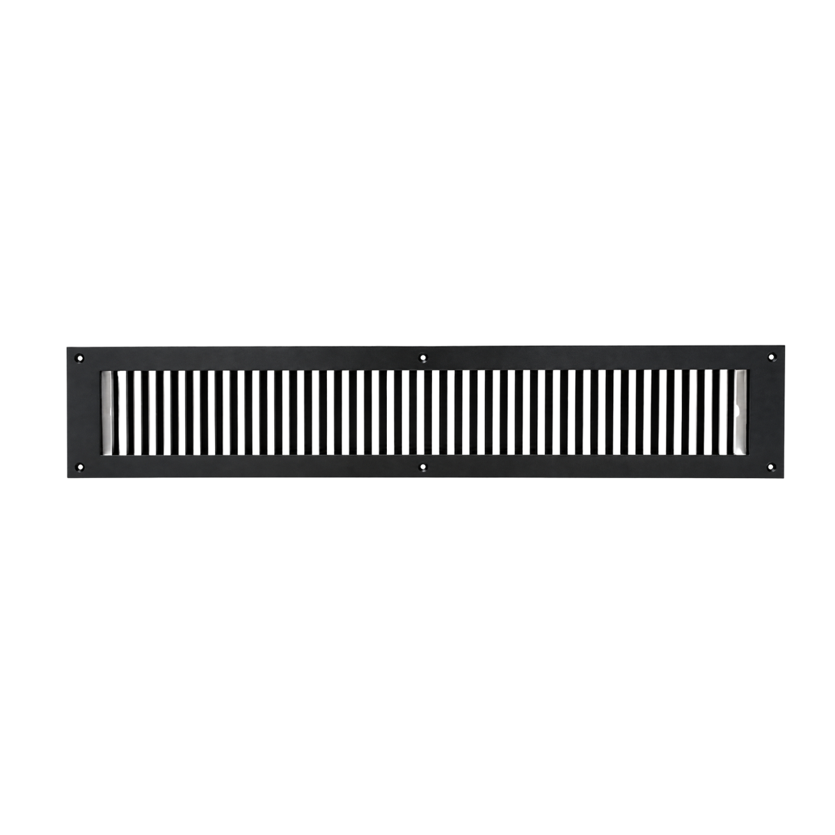 4" x 30" Cast Aluminum Air Return Grille | VR102 Decorative HVAC Vent Cover, 6" x 32" Faceplate.