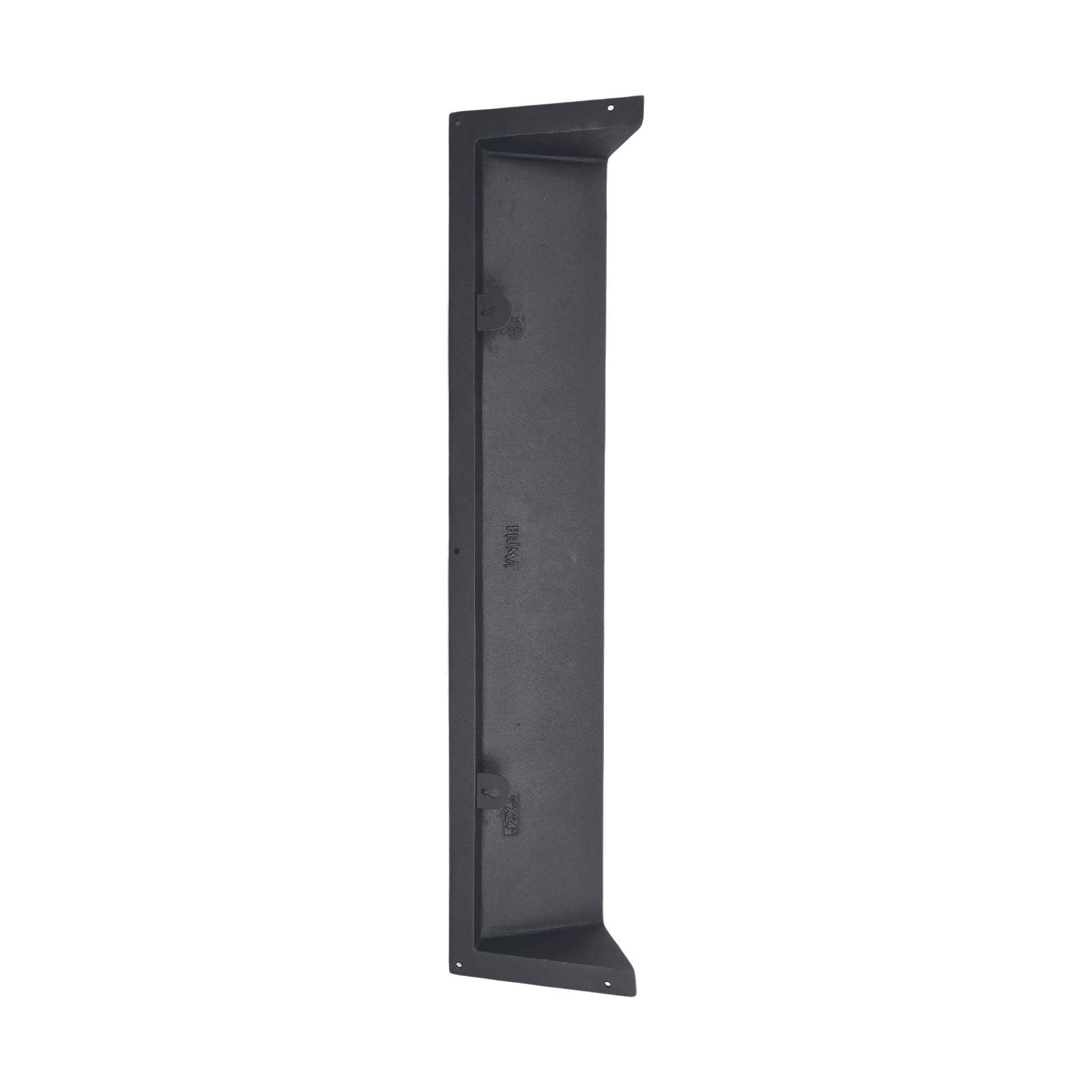 floor vent air deflector / diverter 24", covers mostly 4"x24", 6"x24" and 8"x24", vent duct openings, decorative hvac duct cover heavy duty cast aluminum metal powder coated re paintable for floors, wall and ceiling modern design