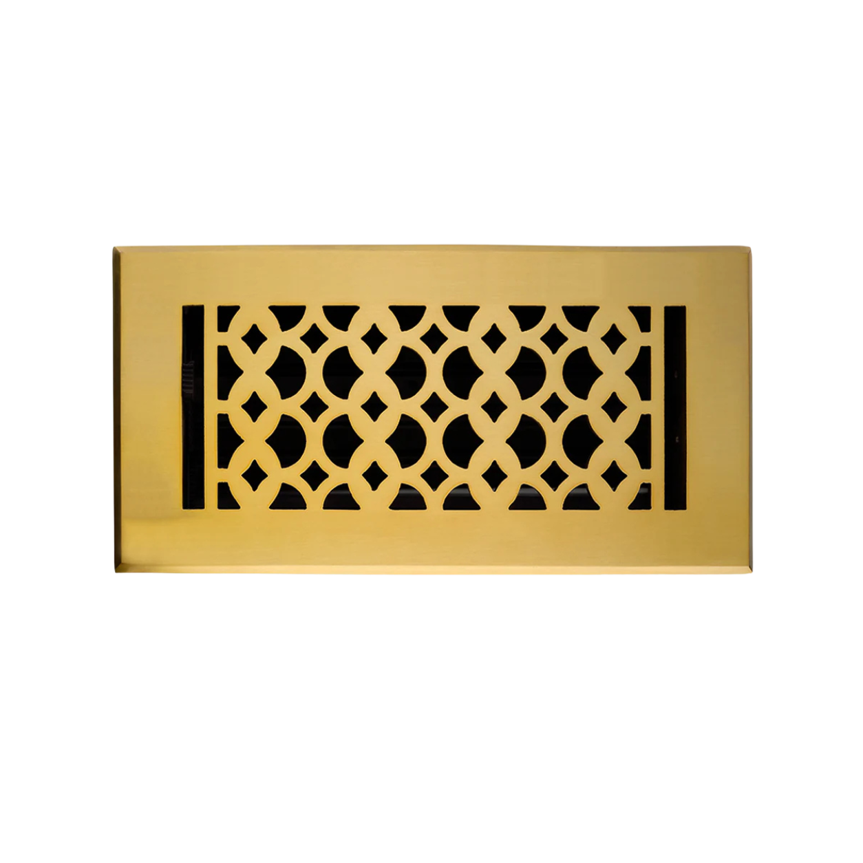 Floor register in a white background