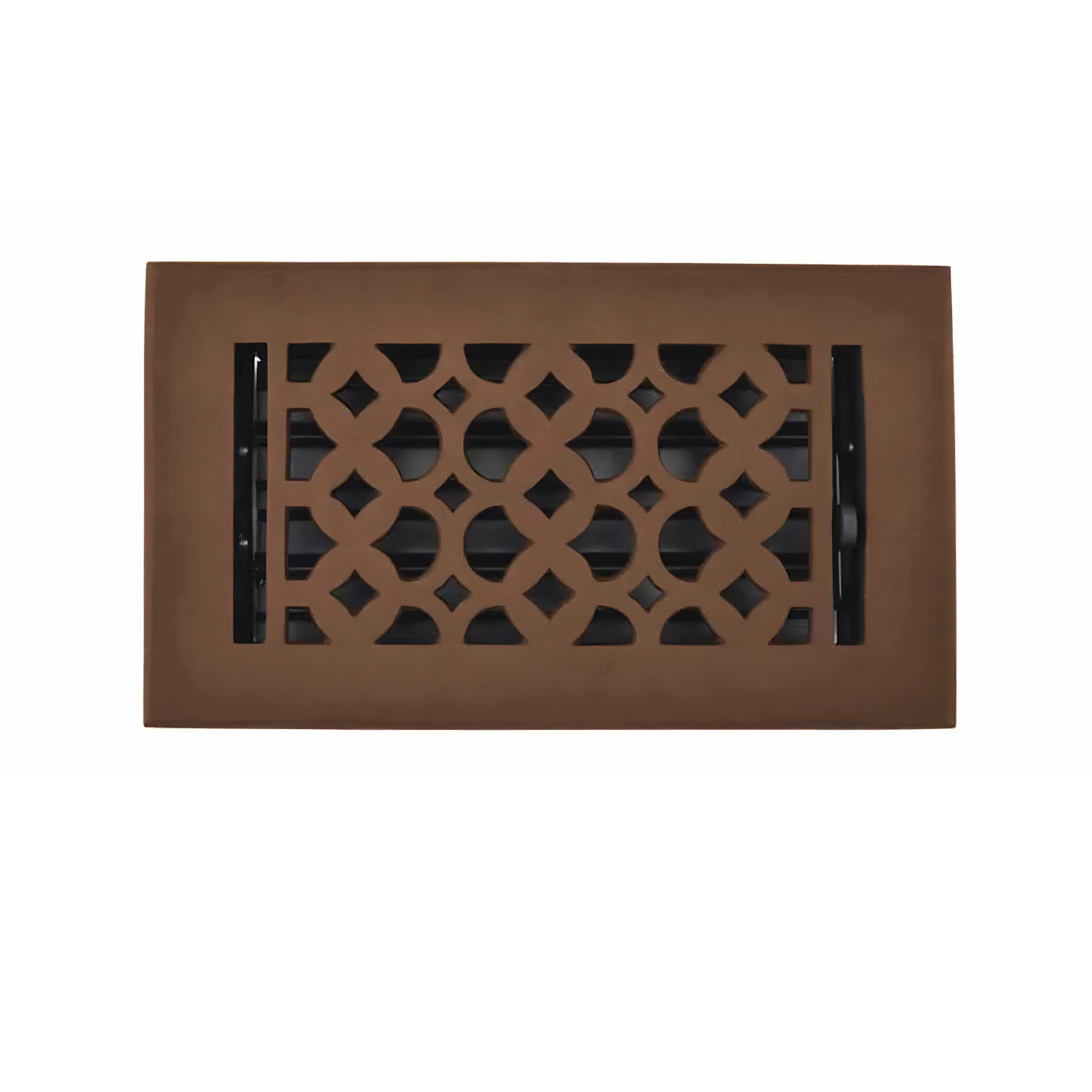 Floor register in brown color