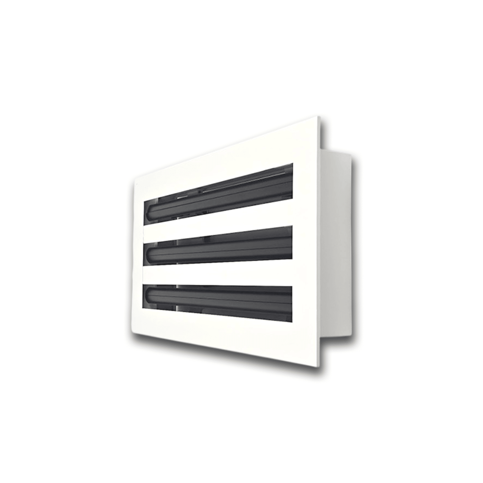 Diffuseur à fentes linéaires 4 x 10 - Grille de ventilation en aluminium pour sols, murs et plafonds - Grilles et registres de chauffage et de climatisation