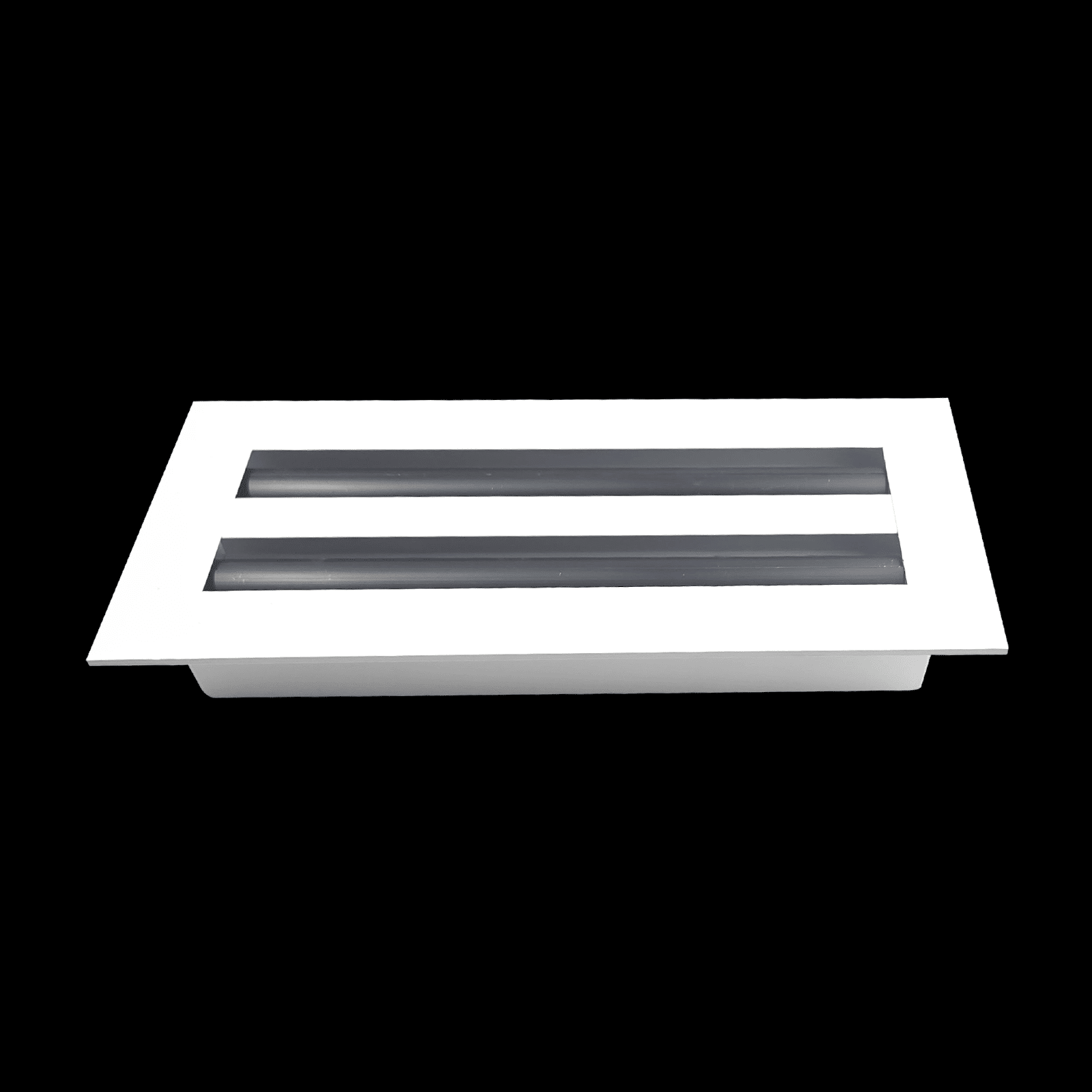 Diffuseur à fentes linéaires 4 x 12 - Grille de ventilation en aluminium pour sols, murs et plafonds - Grilles et registres de chauffage et de climatisation