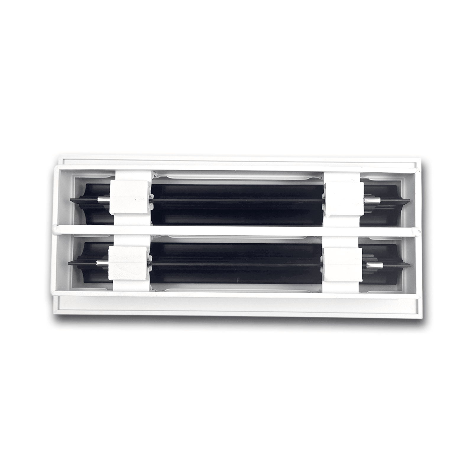 Diffuseur à fentes linéaires 4 x 12 - Grille de ventilation en aluminium pour sols, murs et plafonds - Grilles et registres de chauffage et de climatisation