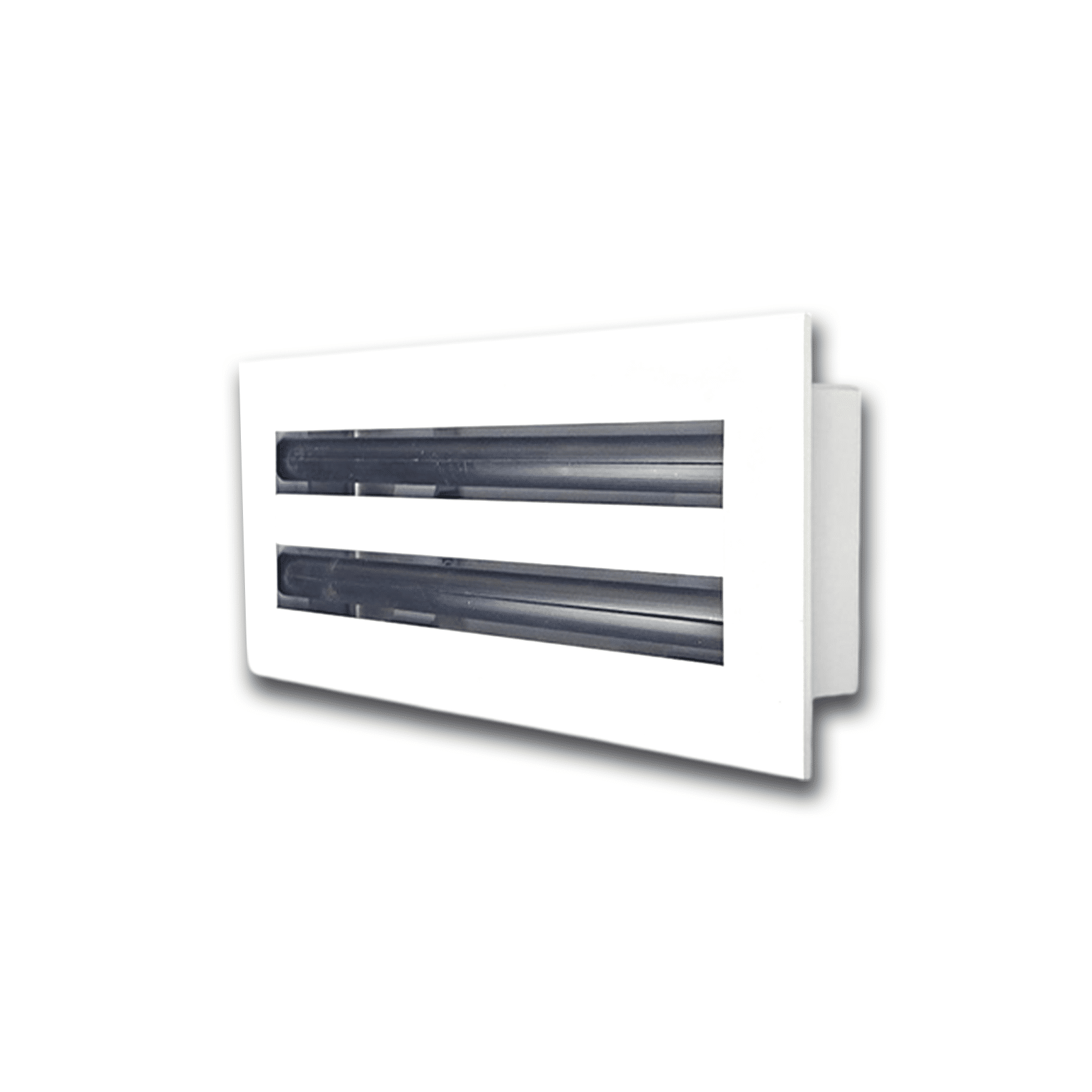 Diffuseur à fentes linéaires 4 x 12 - Grille de ventilation en aluminium pour sols, murs et plafonds - Grilles et registres de chauffage et de climatisation