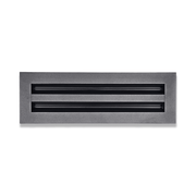 Diffuseur à fentes linéaires 4 x 14 - Grille de ventilation en aluminium pour sols, murs et plafonds - Grilles et registres de chauffage et de climatisation