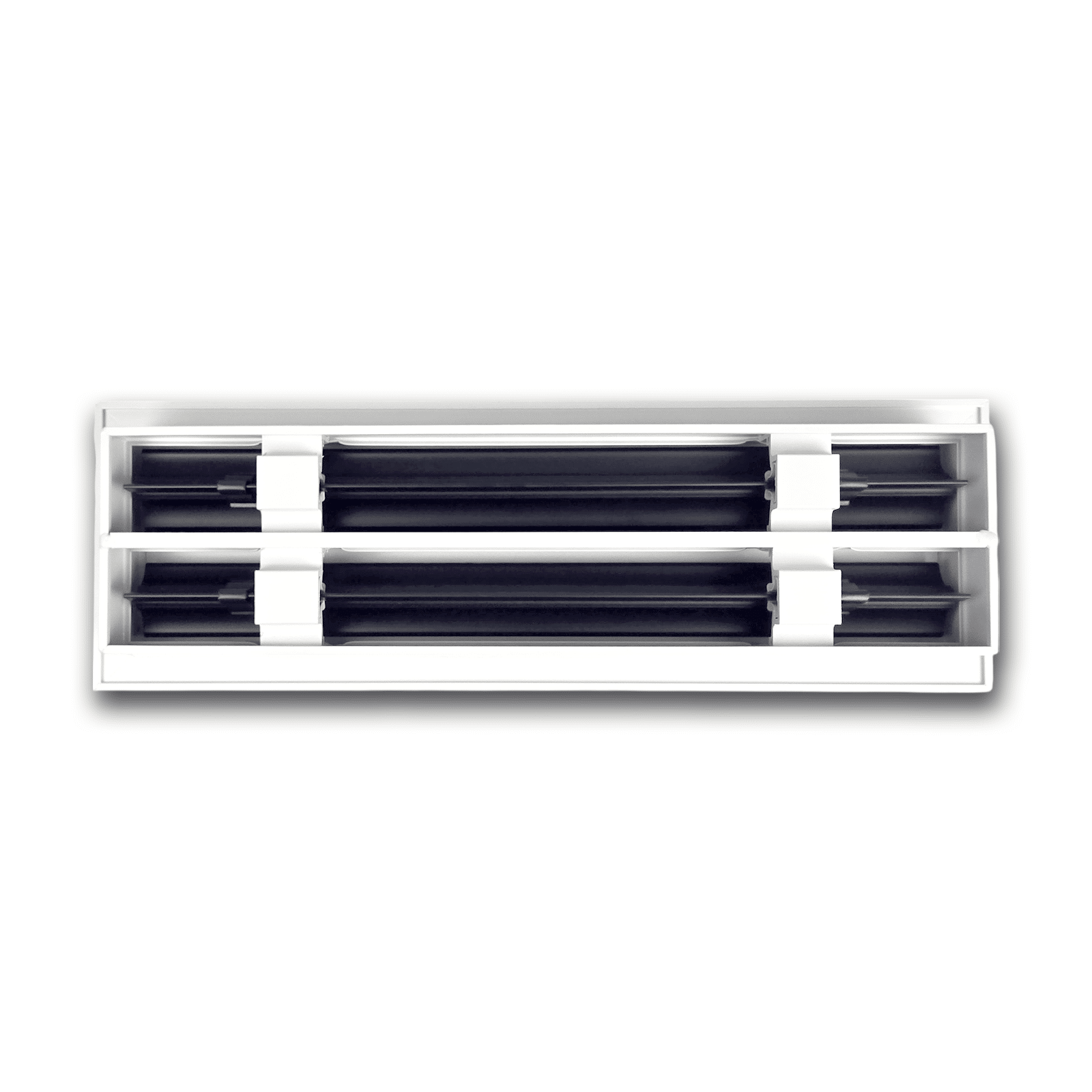 Diffuseur à fentes linéaires 4 x 14 - Grille de ventilation en aluminium pour sols, murs et plafonds - Grilles et registres de chauffage et de climatisation