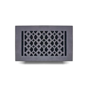 Floor Vent Cover / Register Size: 5” x 9” VR100 with Damper top faceplate outer size 7″ x 11″, thickness 5 mm, decorative handcrafted high-quality metal – cast aluminum powder coated Re-paintable for floors, walls, and ceilings