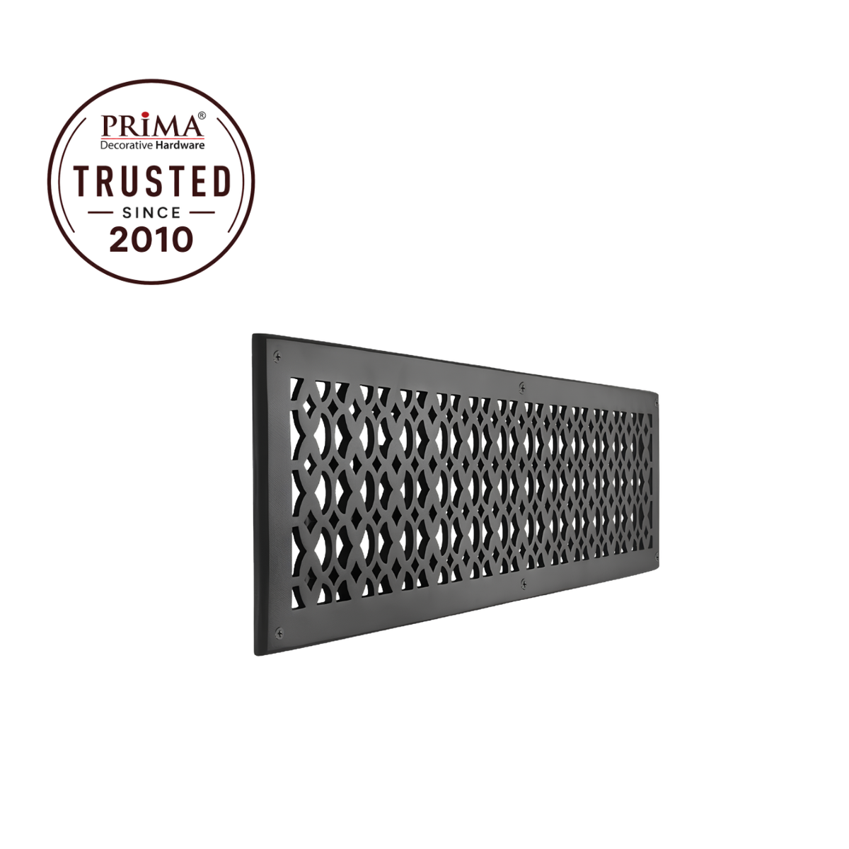 6" x 30" Air Return Grille Cast Aluminum | VR100 Tudor Mushroom Design Vent Cover | Wall, Ceiling & Floor | HVAC Register