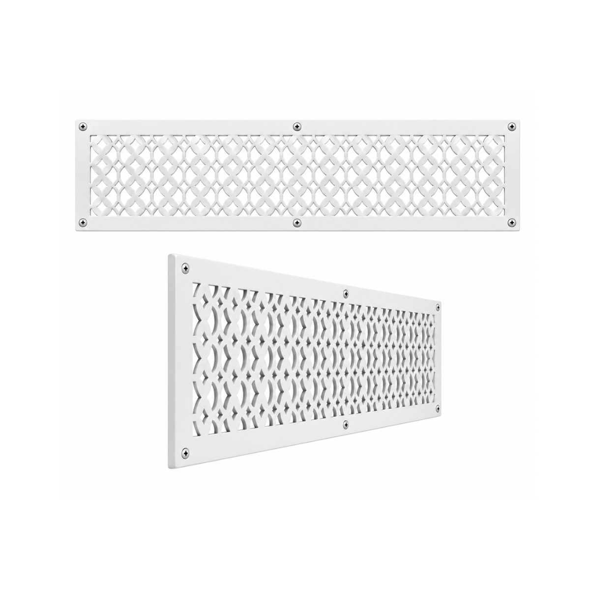 6" x 30" Air Return Grille Cast Aluminum | VR100 Tudor Mushroom Design Vent Cover | Wall, Ceiling & Floor | HVAC Register
