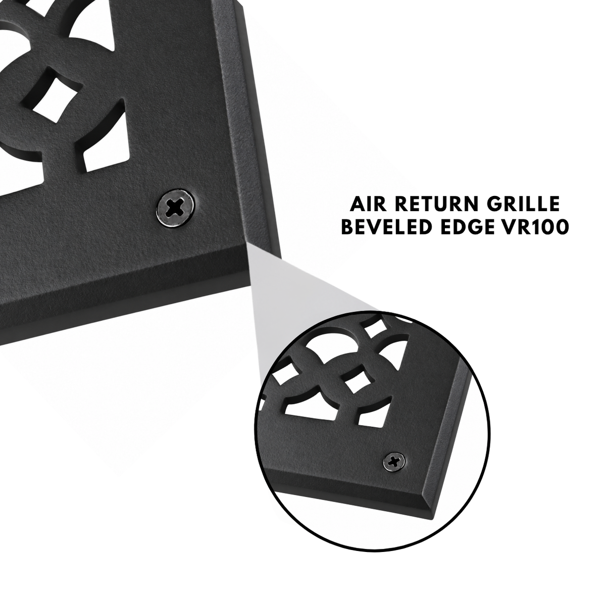 6" x 30" Air Return Grille Cast Aluminum | VR100 Tudor Mushroom Design Vent Cover | Wall, Ceiling & Floor | HVAC Register