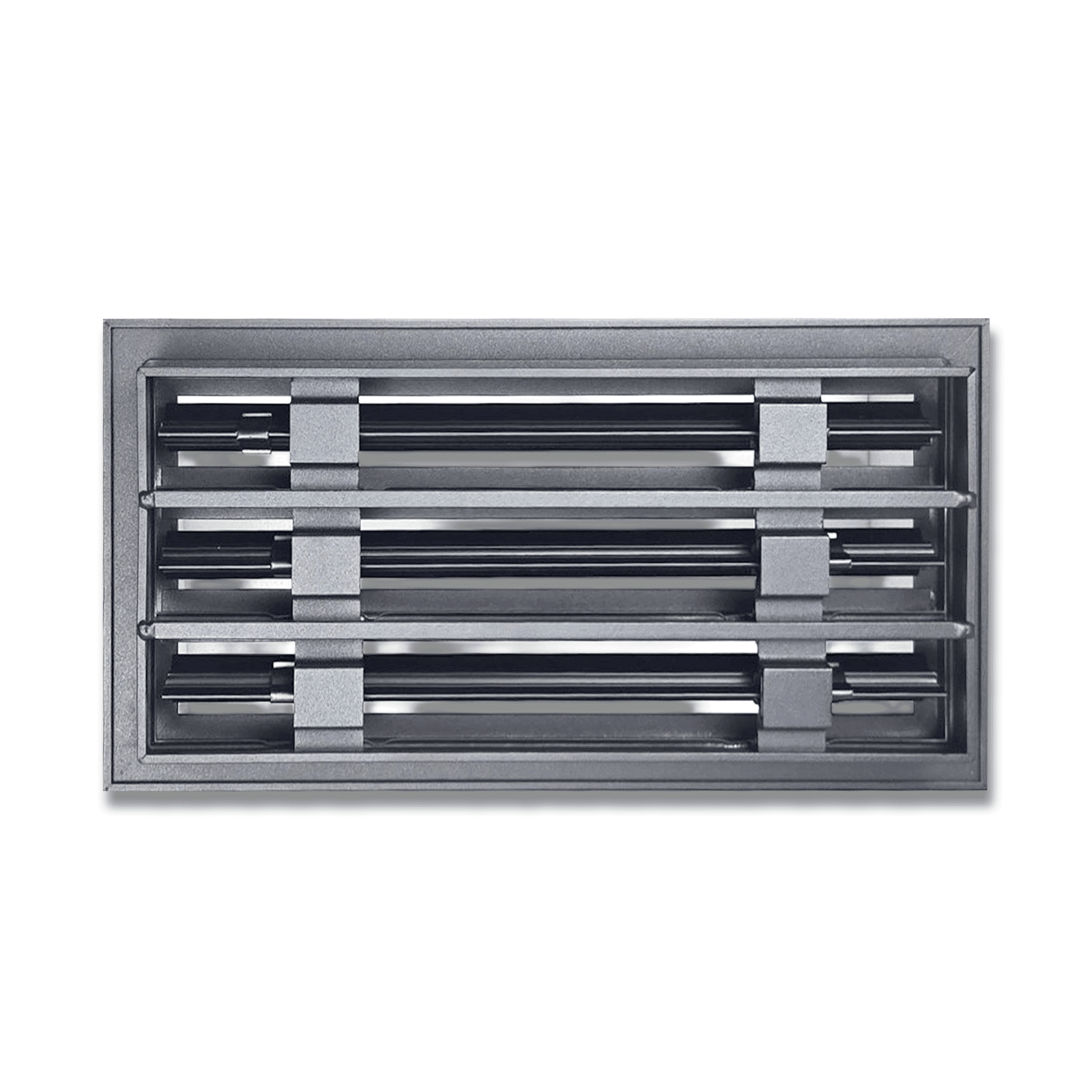 Diffuseur à fentes linéaires 6 x 12 - Grille de ventilation en aluminium pour sols, murs et plafonds - Grilles et registres de chauffage et de climatisation