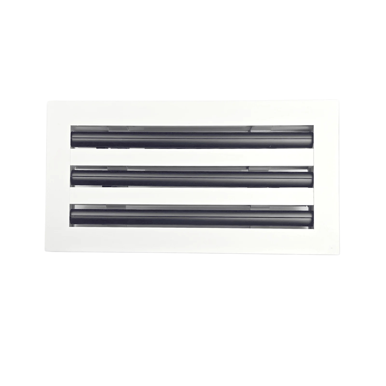 White color of floor register in a white background

