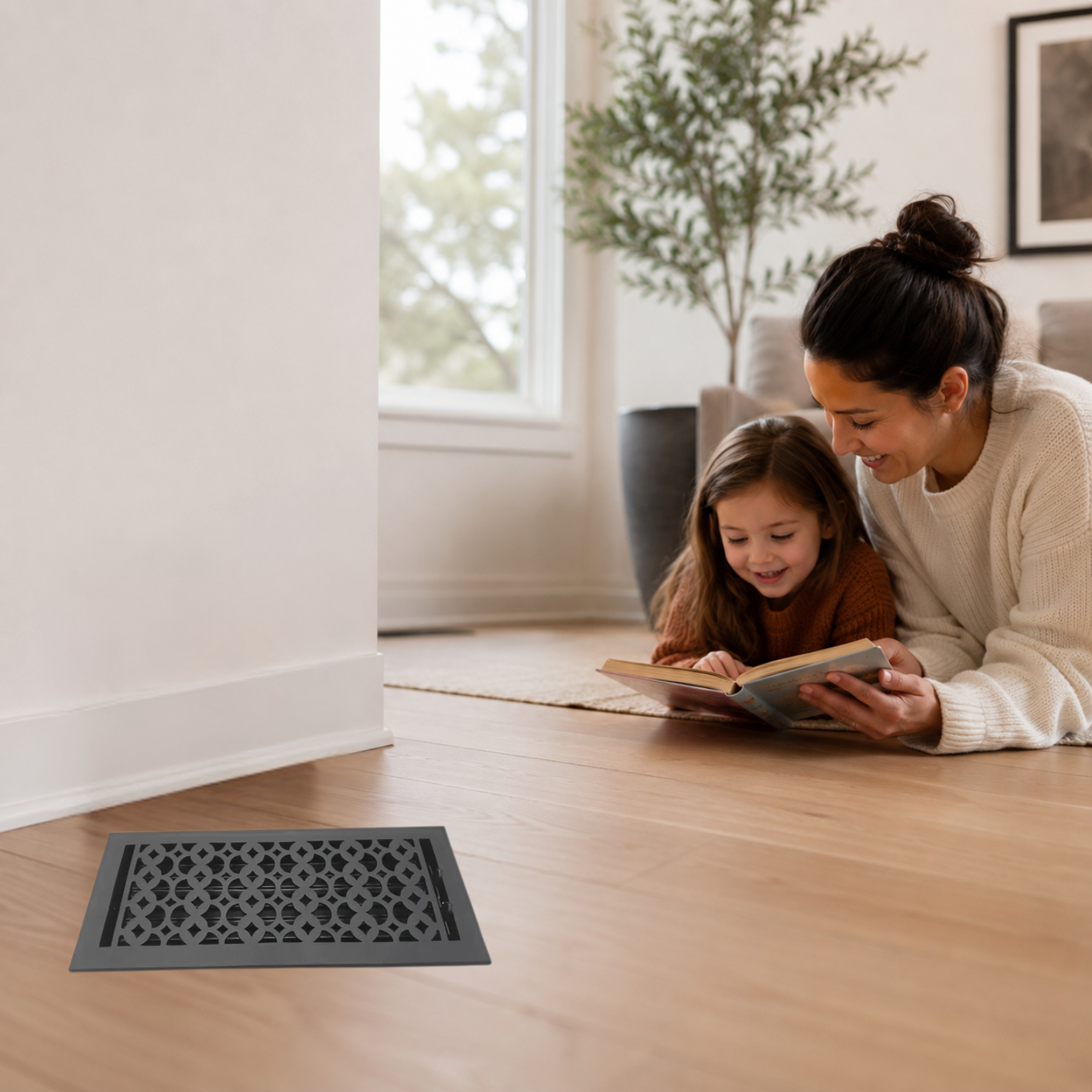 Floor register installed hero lifestyle