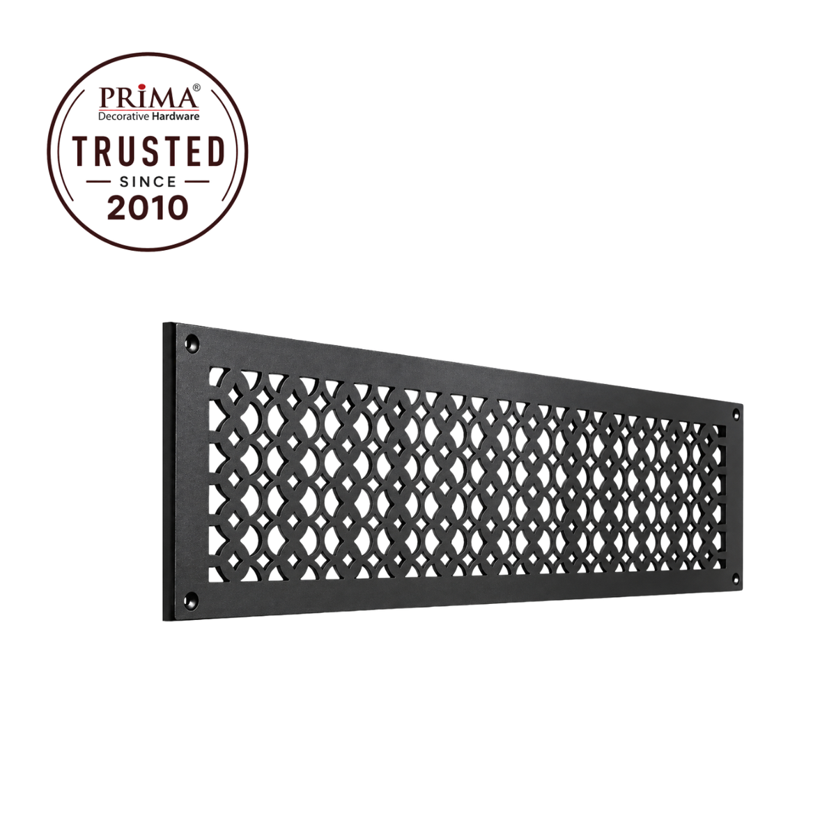 6" x 22" Air Return Grille Cast Iron | VR100 Tudor Mushroom Design Vent Cover | Wall, Ceiling & Floor | HVAC Register