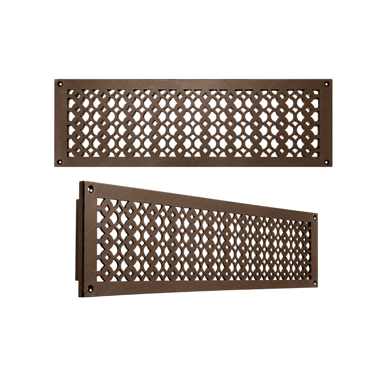 6" x 22" Air Return Grille Cast Iron | VR100 Tudor Mushroom Design Vent Cover | Wall, Ceiling & Floor | HVAC Register