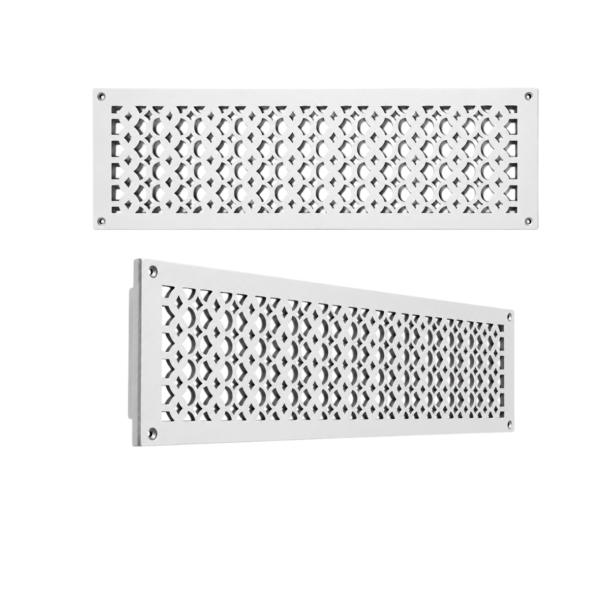 6" x 22" Air Return Grille Cast Iron | VR100 Tudor Mushroom Design Vent Cover | Wall, Ceiling & Floor | HVAC Register