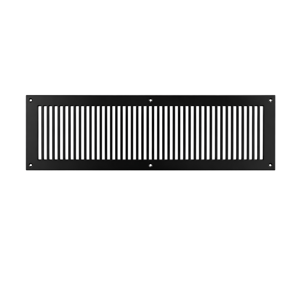 6" x 30" Cast Aluminum Air Return Grille | VR102 Decorative HVAC Vent Cover, 8" x 32" Faceplate.