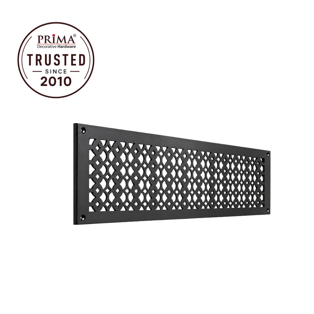 6" x 24" Air Return Grille Cast Aluminum | VR100 Tudor Mushroom Design Vent Cover | Wall, Ceiling & Floor | HVAC Register