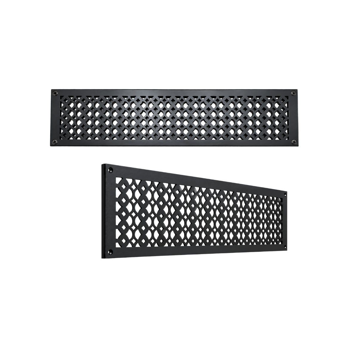 6" x 28" Air Return Grille Cast Aluminum | VR100 Tudor Mushroom Design Vent Cover | Wall, Ceiling & Floor | HVAC Register