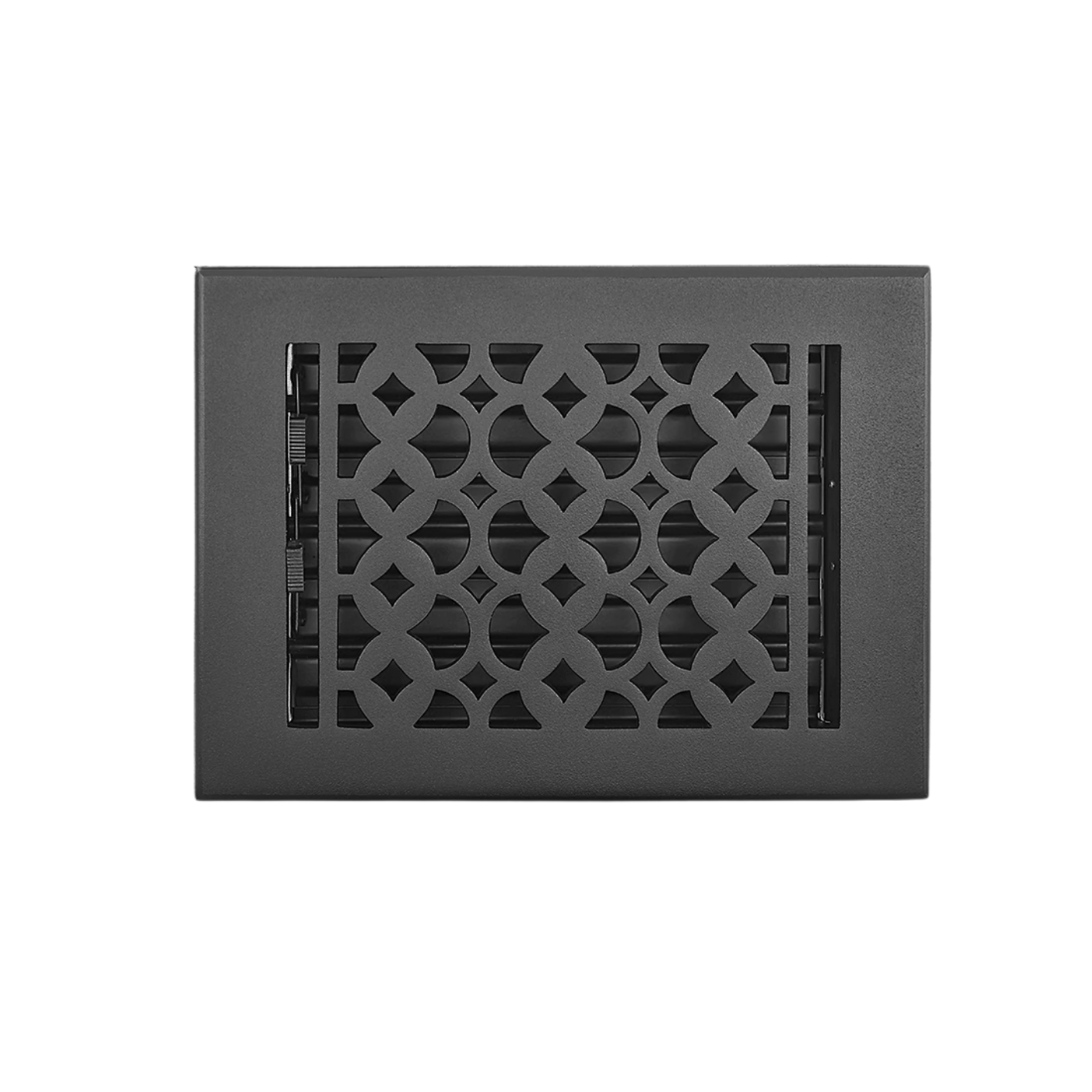 Floor register with white background