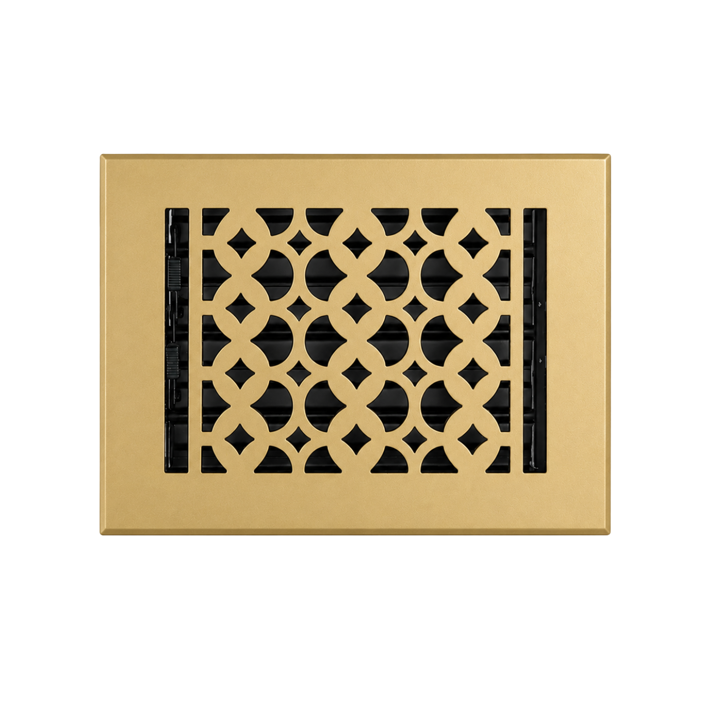 Floor register matte gold color