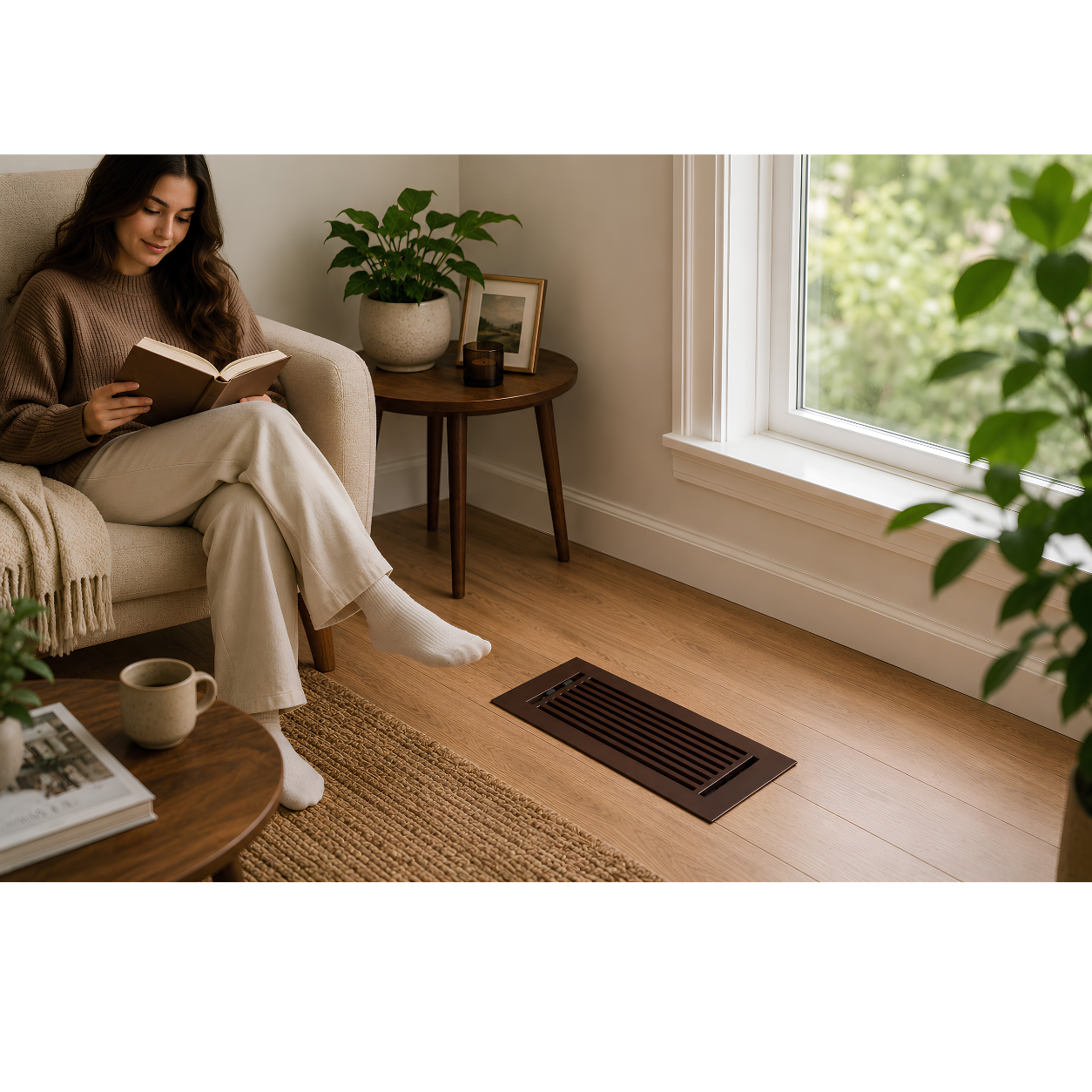 Floor Register hero lifestyle background installed