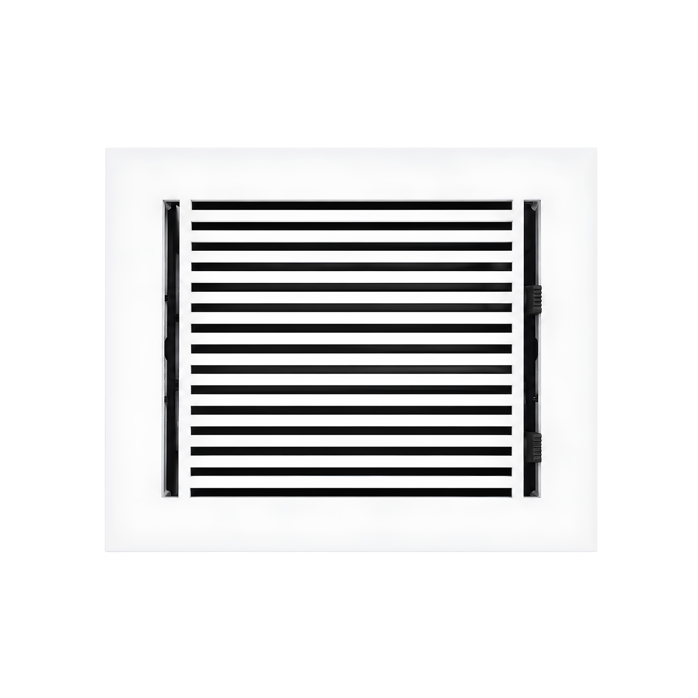 White Floor Register in a white background