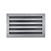 Diffuseur à fentes linéaires 8 x 14 - Grille de ventilation en aluminium pour sols, murs et plafonds - Grilles et registres de chauffage et de climatisation