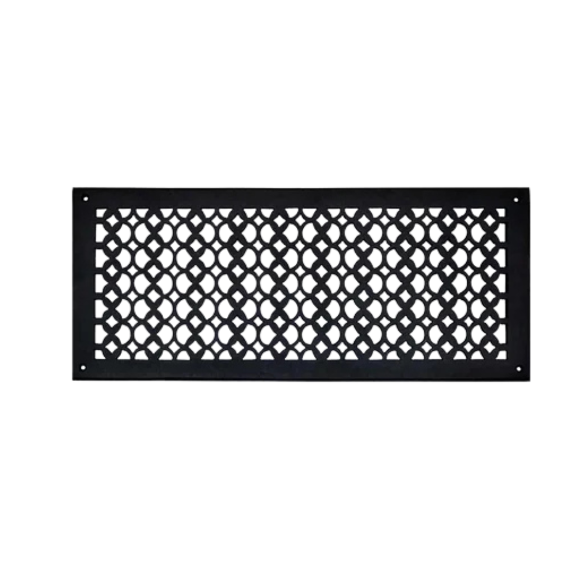 8" x 22" Air Return Grille Cast Aluminum | VR100 Tudor Mushroom Design Vent Cover | Wall, Ceiling & Floor | HVAC Register