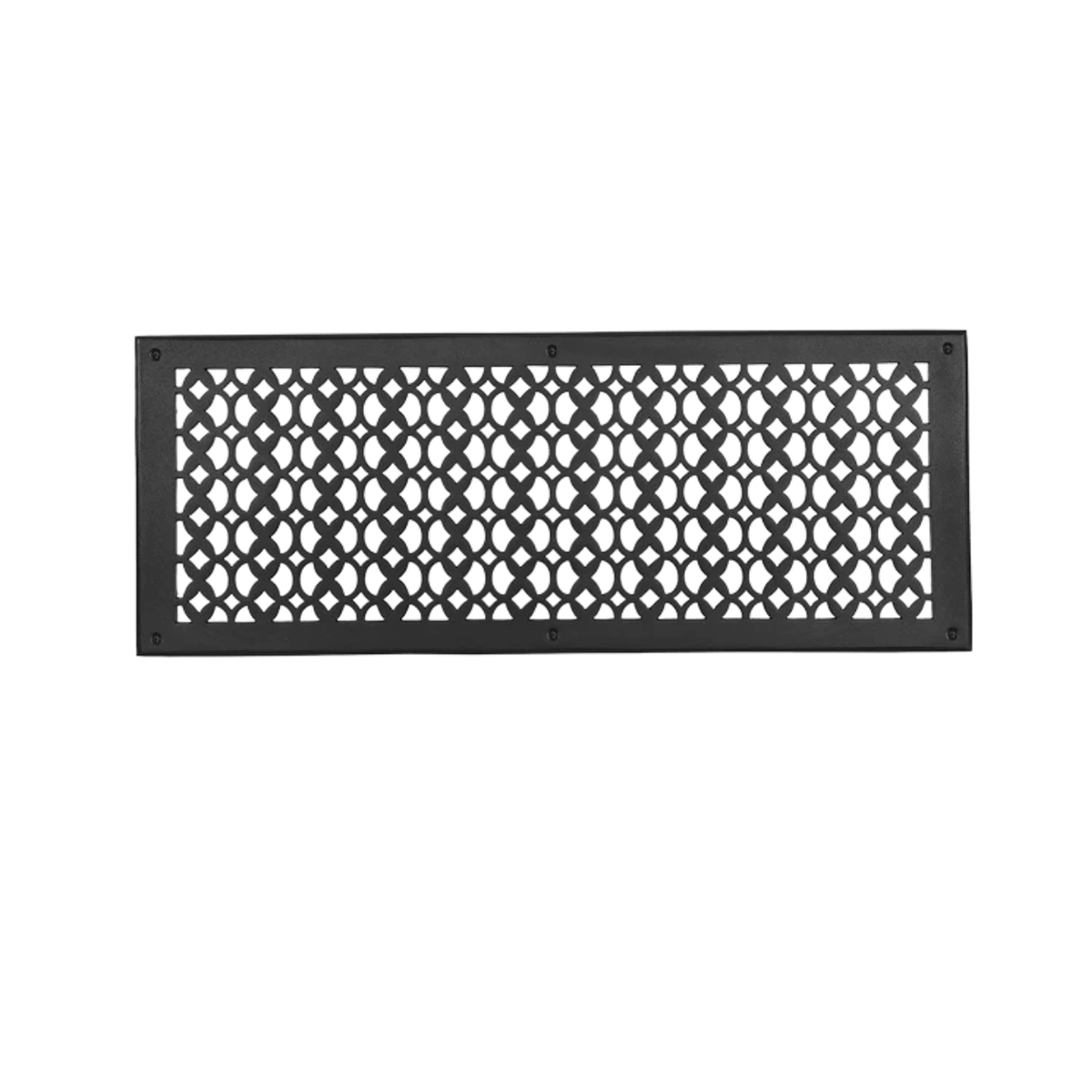 8" x 26" Air Return Grille Cast Aluminum | VR100 Tudor Mushroom Design Vent Cover | Wall, Ceiling & Floor | HVAC Register
