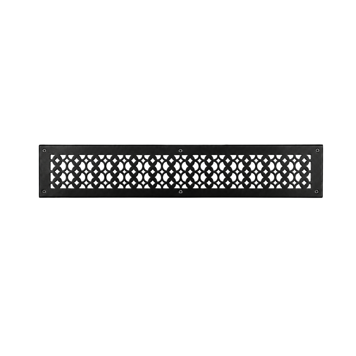 3" x 24" Air Return Grille Cast Aluminum | VR100 Tudor Mushroom Design Vent Cover | Wall, Ceiling & Floor | HVAC Register