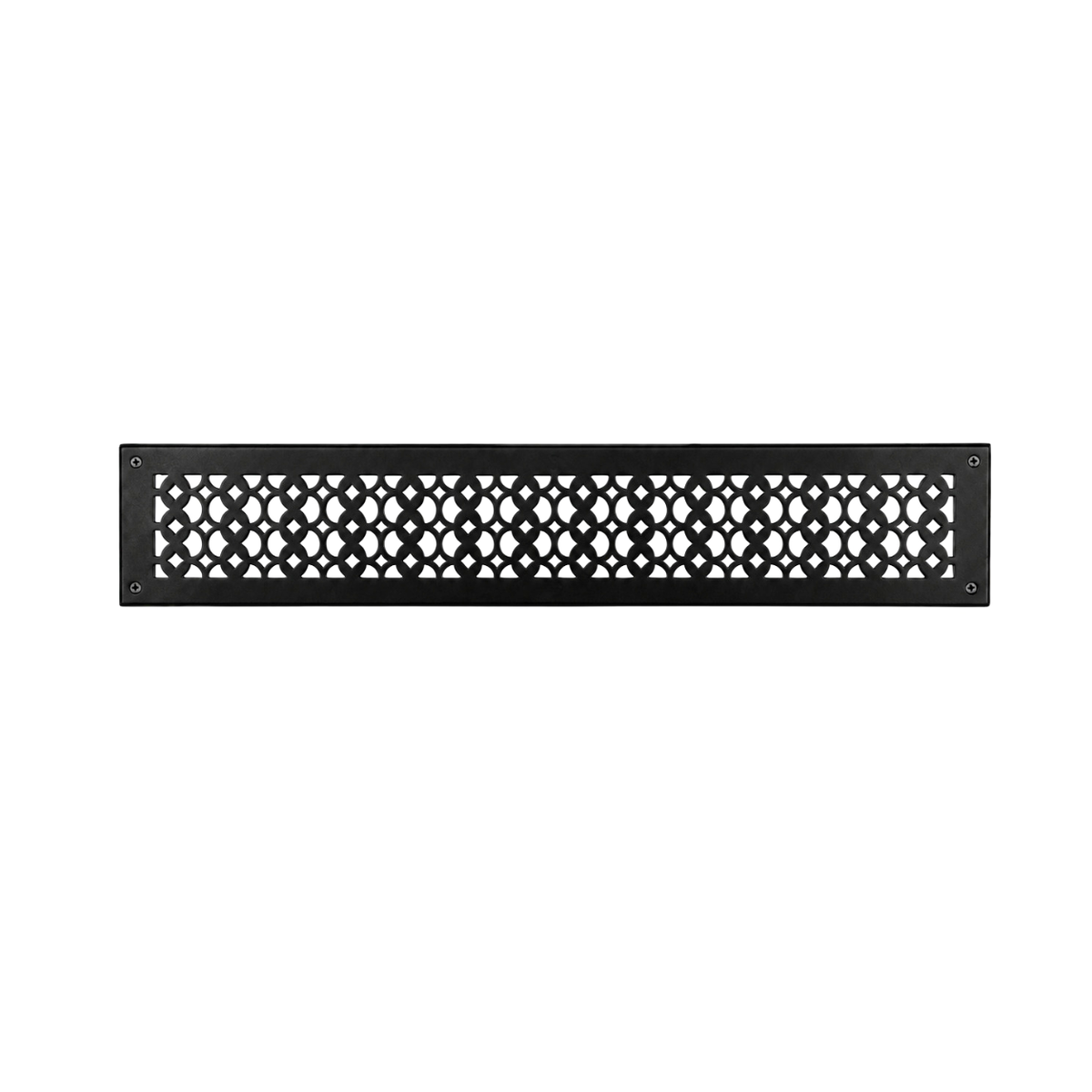 4" x 30" Air Return Grille Cast Iron | VR100 Tudor Mushroom Design Vent Cover | Wall, Ceiling & Floor | HVAC Register