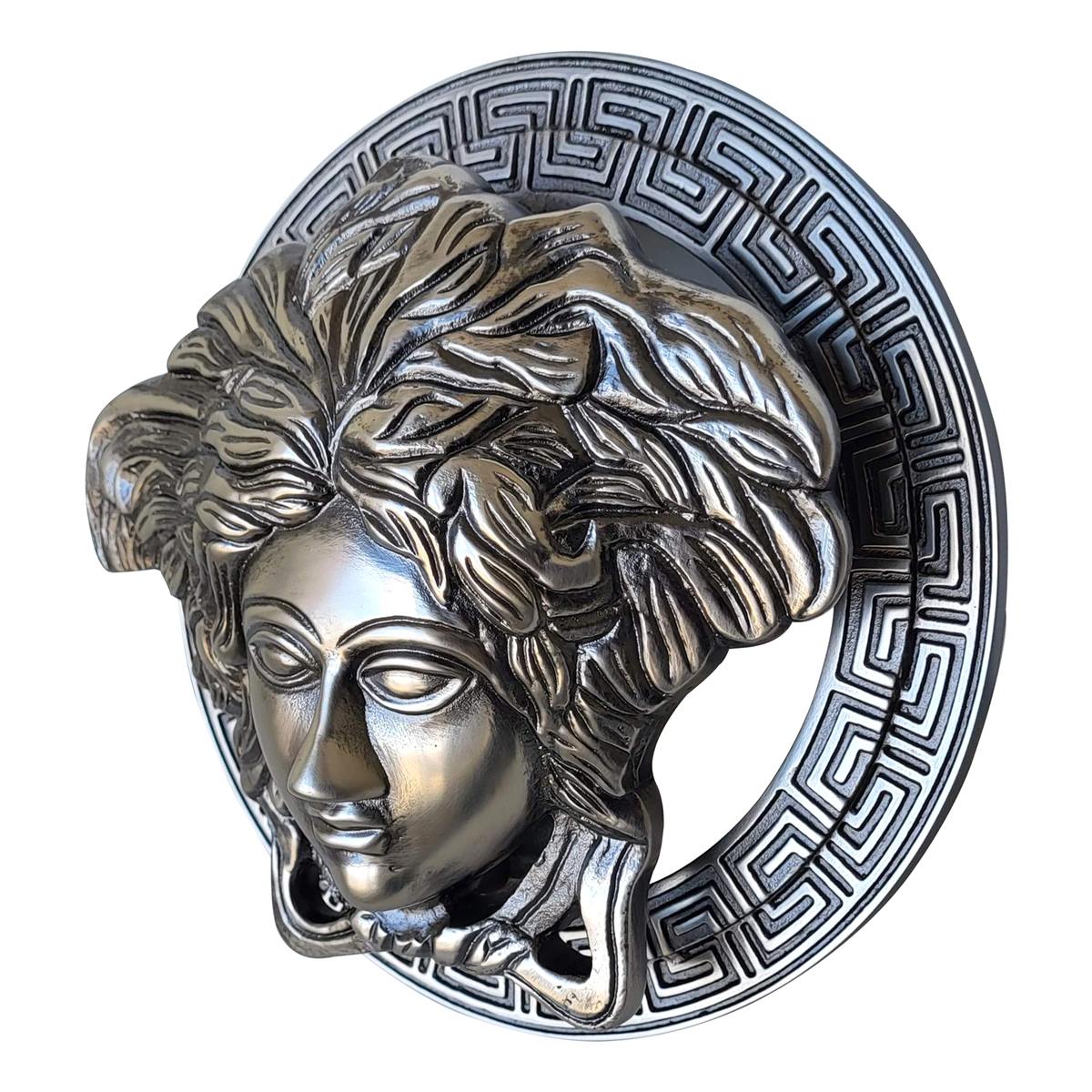 Heurtoir de porte Medusa, 8" en aluminium moulé 